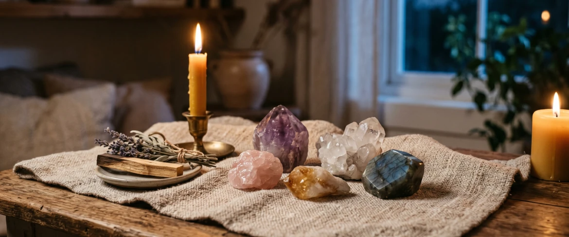 Kamienie zodiakalne Raka w ezoterycznym klimacie – naturalne kryształy