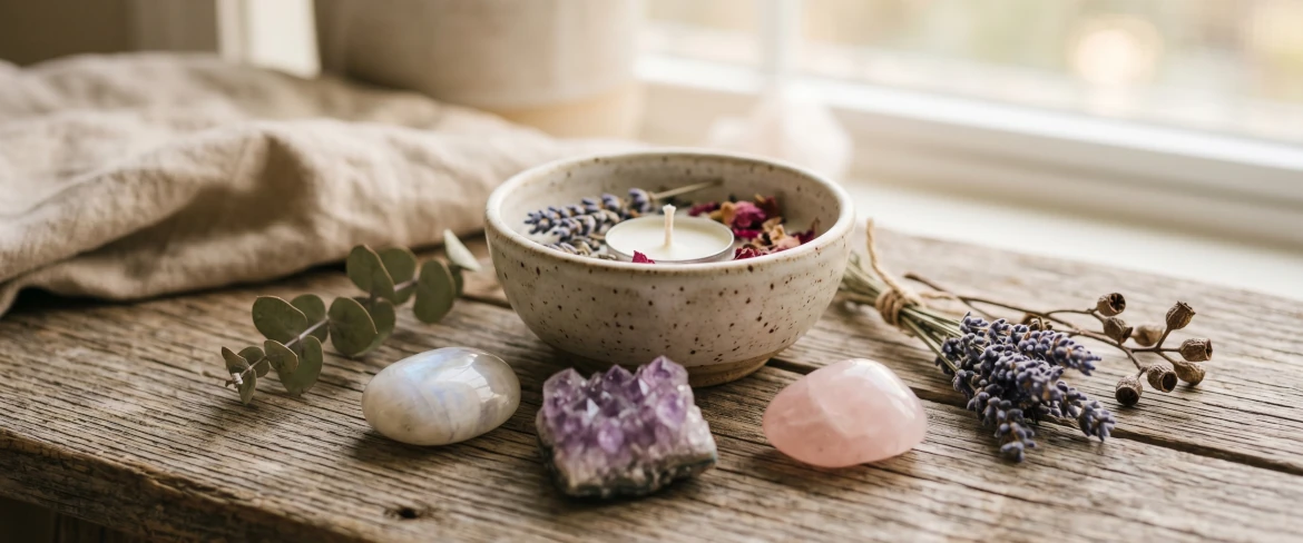 Kamienie naturalne dla Raka – ametyst, kwarc różowy i kamień księżycowy