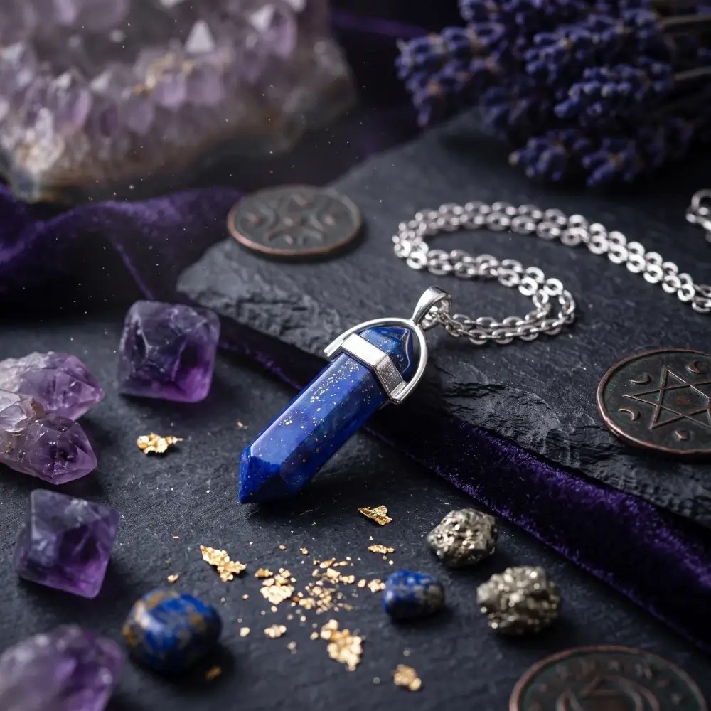 Lapis lazuli wzmacniający intuicję zodiakalnej Wagi