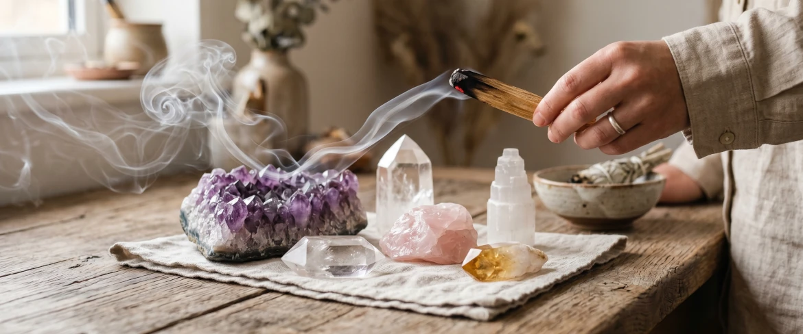 Oczyszczanie kamieni naturalnych dymem – działanie kamieni naturalnych w praktyce