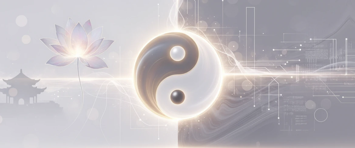 Współczesna interpretacja chińskiego znaku Yin Yang – połączenie duchowości i symbolu równowagi