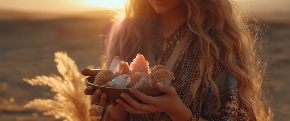 Crystals for meditation