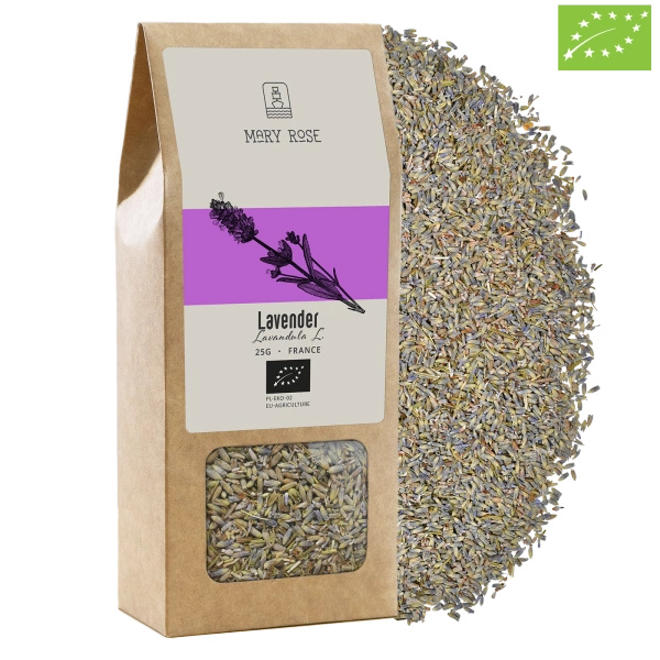 Mary Rose – Lavendel 25 g – Lavendelblüten (aus biologischem Anbau)
