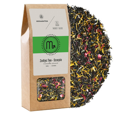Aromantra x Mary Rose – Sternzeichen-Tee – Skorpion (schwarz) 50 g