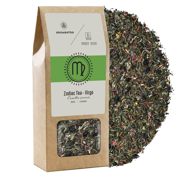 Aromantra x Mary Rose – Sternzeichen-Tee – Jungfrau (grün) 50 g