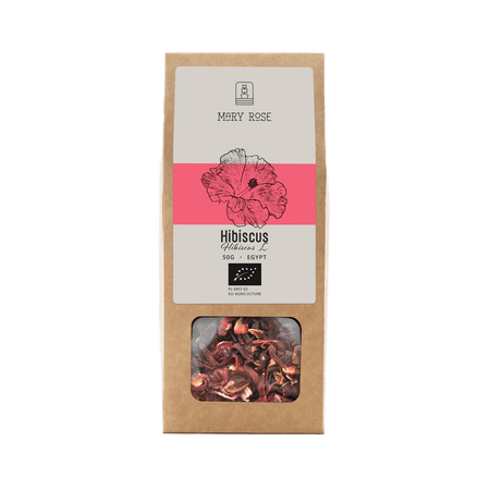 Mary Rose – Hibiskus ekologiczny – Malwa Sudańska (płatki) 50 g