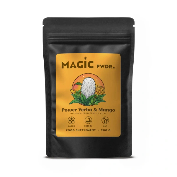 Magic Pwdr – Power Yerba & Mango – Focus & Gut Blend 200g