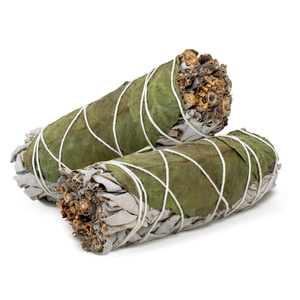 Weißer Salbei mit Basilikum – Räucherwerk 20–30 g (Rolle)