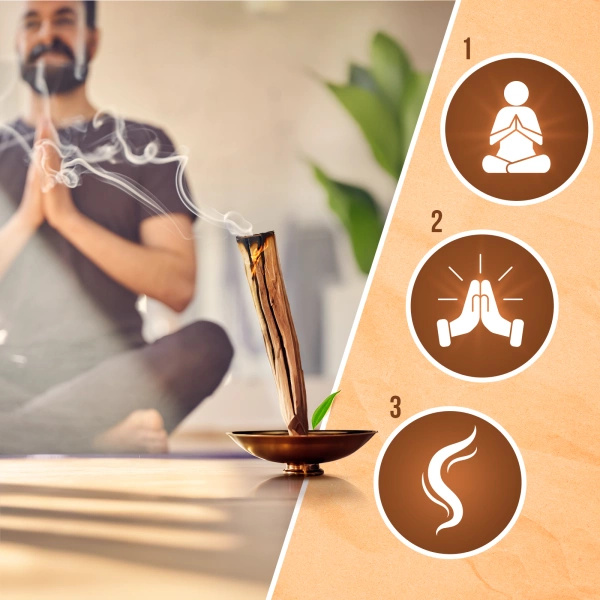 Palo Santo-Räucherstäbchen + Weißer Salbei (Bündel) – Set