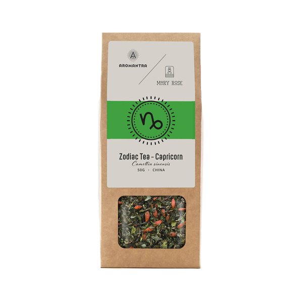 Set for Capricorn: zodiac tea + magic gemstone