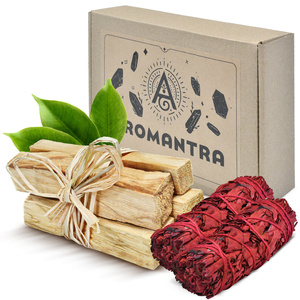 Geschenkset: Palo Santo 50 g + weißer Salbei „Dragon's Blood“