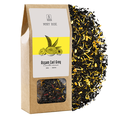 Mary Rose – Schwarzer Tee Assam Earl Grey – 50 g