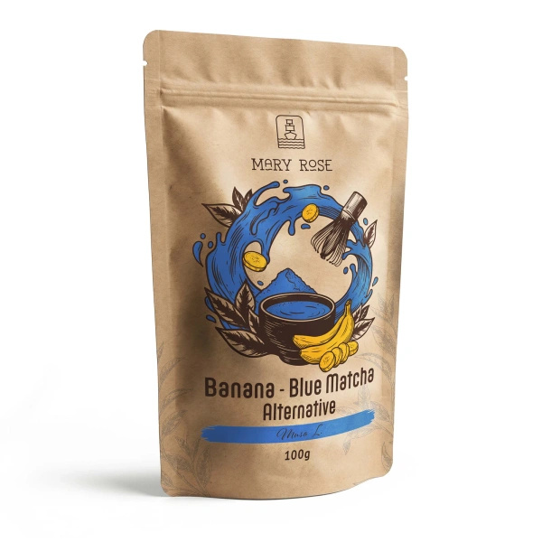Mary Rose – Blue Matcha Alternative – Banane (Pulver) 100 g