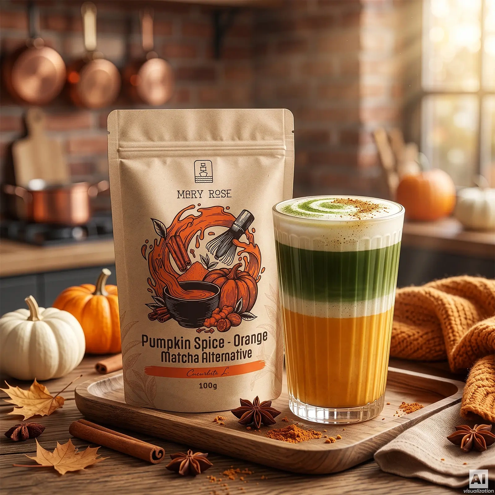 Mary Rose Orange Matcha