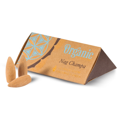 Organic Goodness Räucherkegel – Nag Champa (12 Stück).)