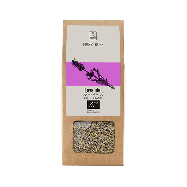 Mary Rose – Lavendel 25 g – Lavendelblüten (aus biologischem Anbau)