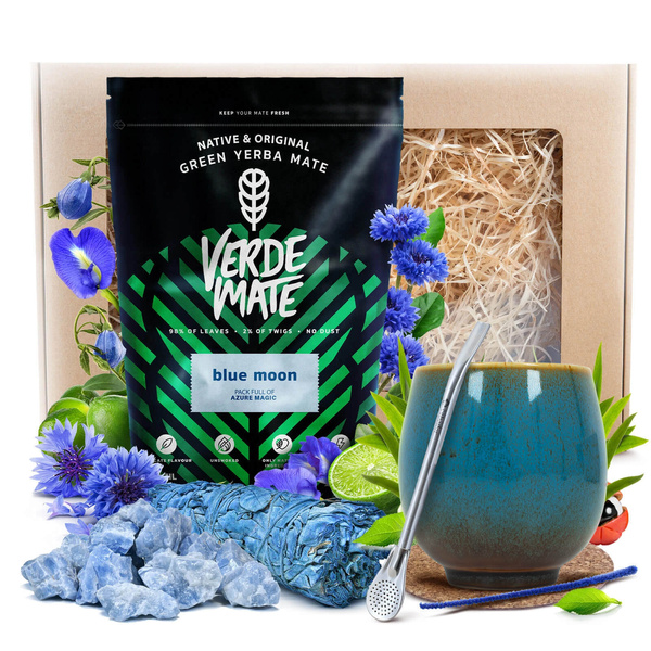 Esoteric Gift Set: Yerba Mate + White Sage + Blue Calcite