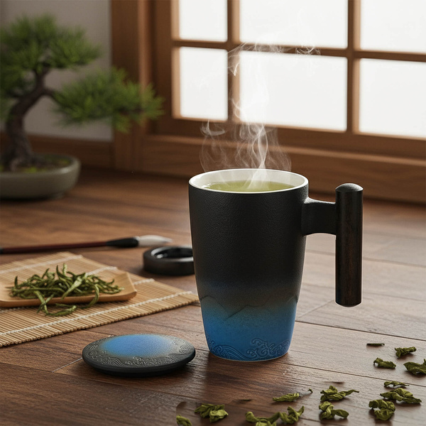 Mystea-Tasse mit Teesieb, 300 ml