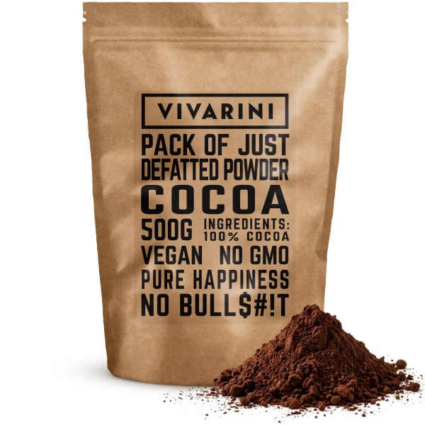 Vivarini – Alkalisierter dunkler Kakao (Pulver) 0,5 kg