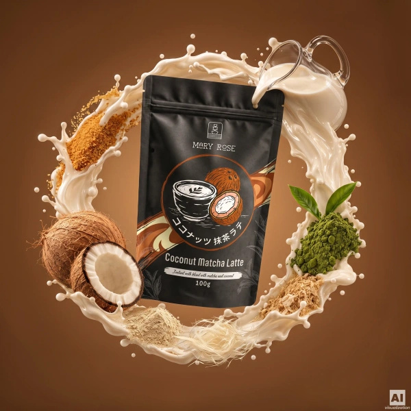 Mary Rose – Coconut Matcha Latte 100g