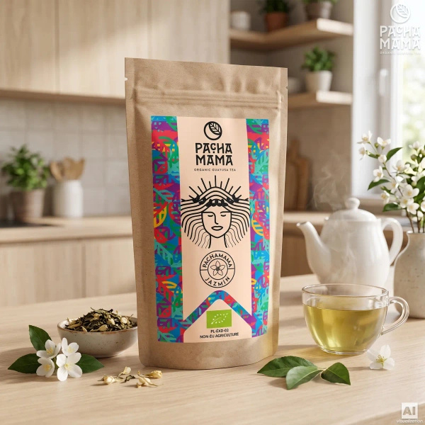 Guayusa Pachamama Jazmín – organiczna z jaśminem – 100g