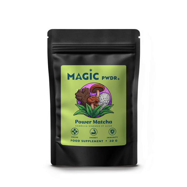 Magic Pwdr – Power Matcha – Energie- und Konzentrationsmischung 30 g