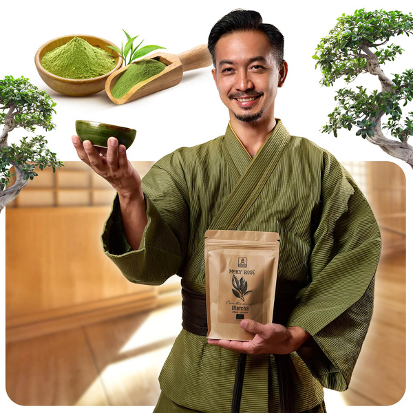 Mary Rose – Japońska Herbata Zielona Matcha (BIO) 200 g
