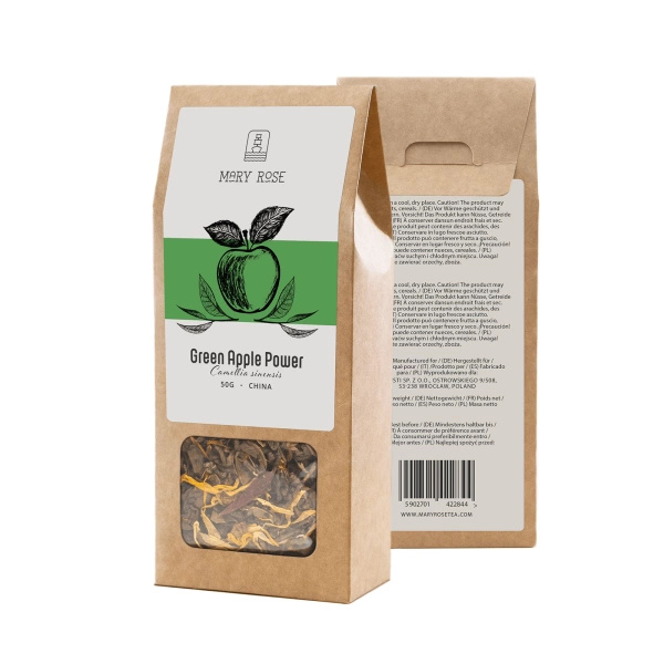 Mary Rose – Grüner Tee „Green Apple Power“ – 50 g