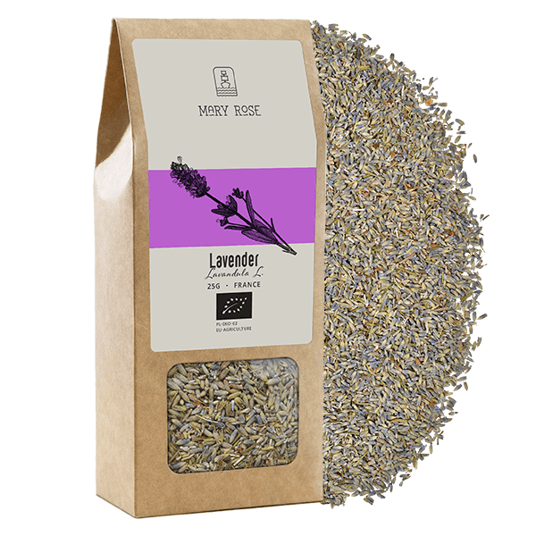 Mary Rose – Lavendel 25 g – Lavendelblüten (aus biologischem Anbau)