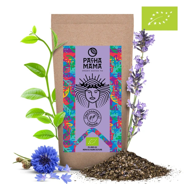 Guayusa Pachamama Lavanda – organiczna z lawendą – 100g