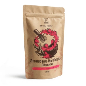 Mary Rose – Red Matcha Alternative – Erdbeere (Pulver) 100 g