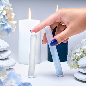 Selenit – Massagestab (geschliffener Stein)