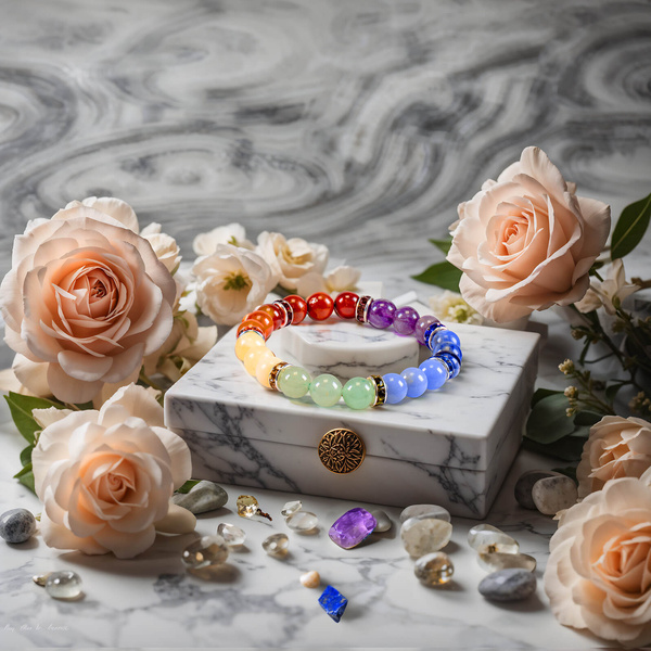 Geschenkset für Rituale und die Arbeit mit den Chakren: Räucherstäbchen + Kerze + Schmuck