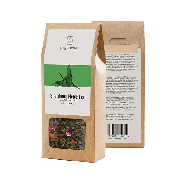 Mary Rose – Grüner Tee „Strawberry Fields“ – 50 g