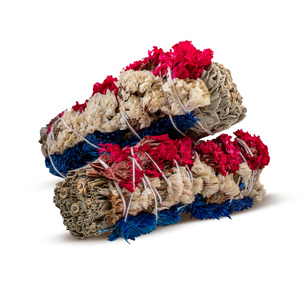 Weißer Salbei mit Blüten – Räucherwerk 20–30 g (Rolle)
