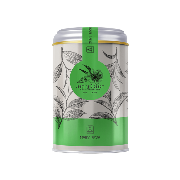 Mary Rose - Jasmine Blossom Green Tea in tin can - 50g