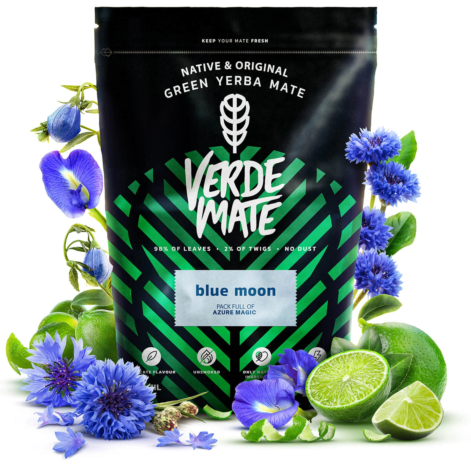 Verde Mate Green Blue Moon - Zbliżenie