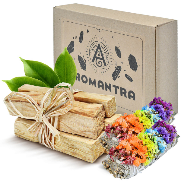 Geschenkset: Palo Santo 50 g + Weißer Salbei „Die sieben Chakren“
