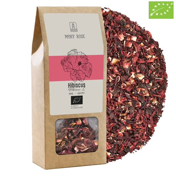 Mary Rose - Hibiskus ökologischer (Blütenblätter) 50 g