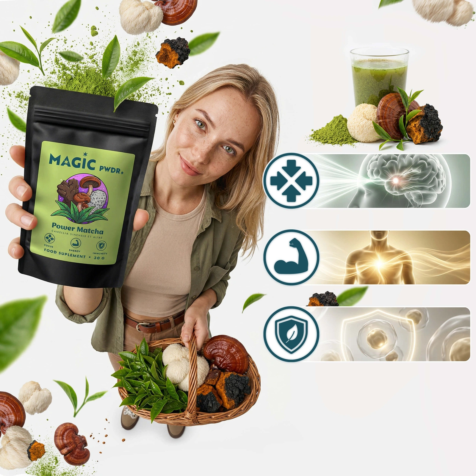 Magic Pwdr Magic Matcha