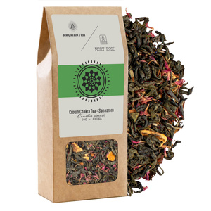 Aromantra x Mary Rose – Tee für das Sahasrara-Kronenchakra (grün) 50 g