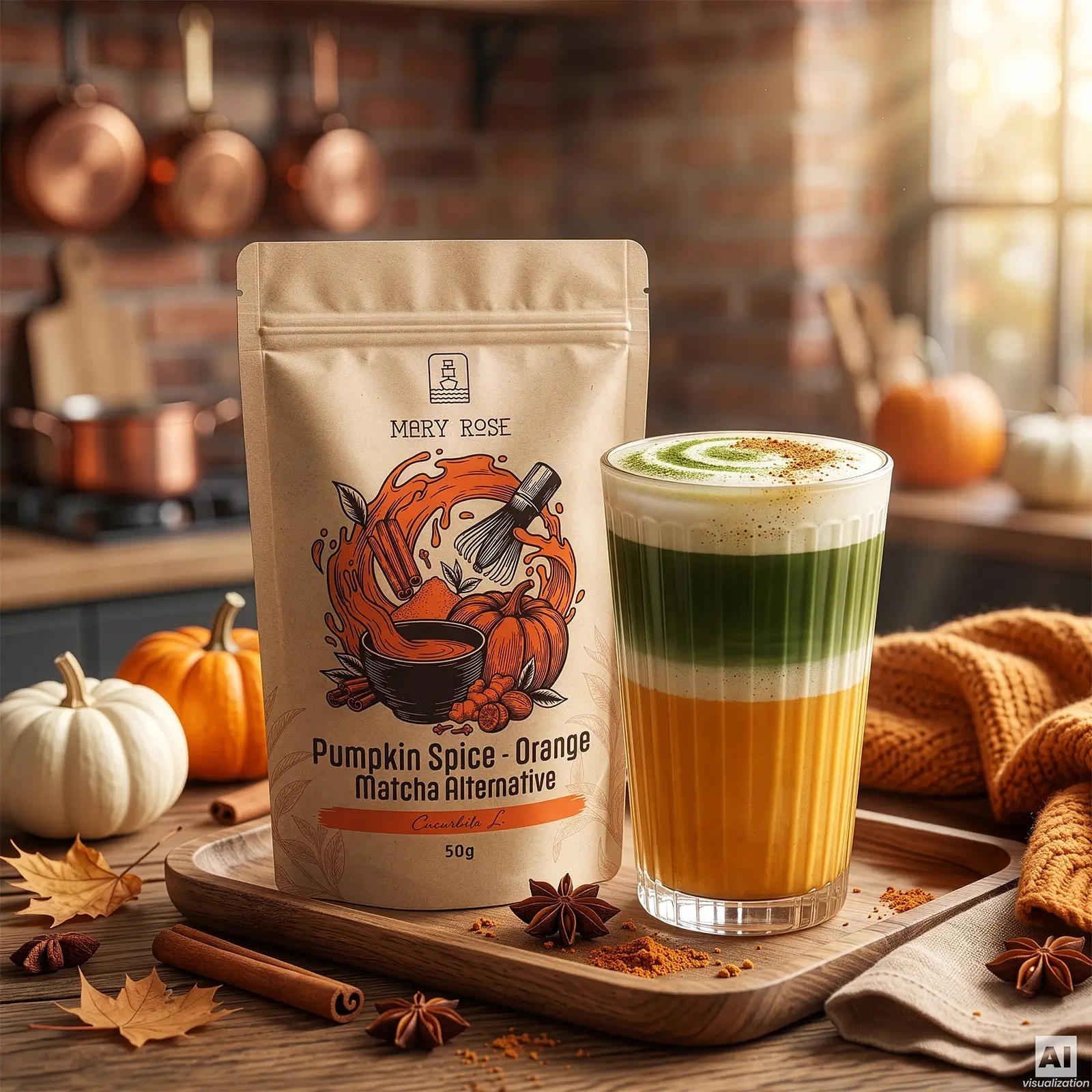 Mary Rose Orange Matcha