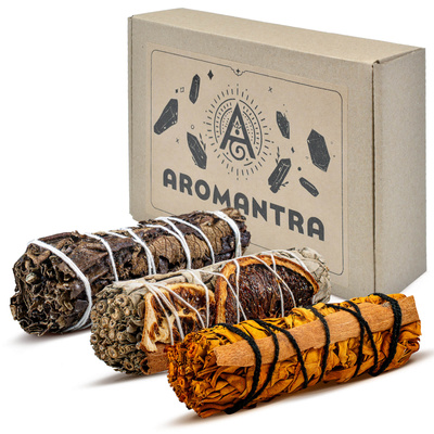 Zestaw prezentowy: biała szałwia – 3 rodzaje