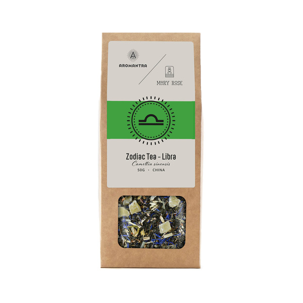 Aromantra x Mary Rose – Zodiac Tea – Libra (green tea) 50g