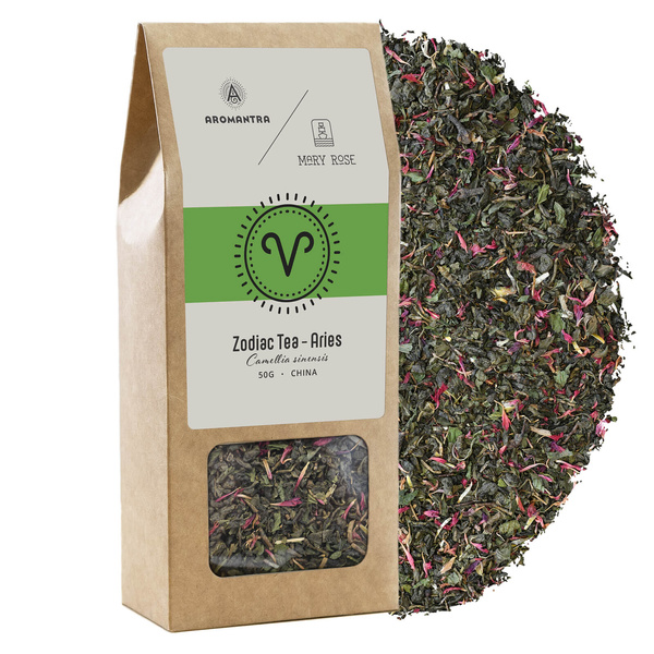 Aromantra x Mary Rose – Sternzeichen-Tee – Widder (grün) 50 g