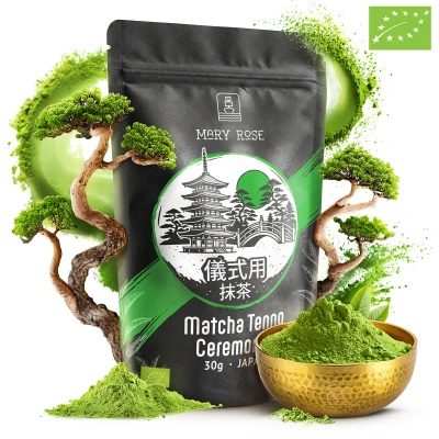Mary Rose – Japanischer Matcha-Grüntee Tenno (Bio) Zeremonial 30 g