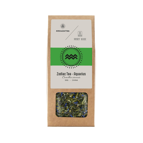 Aromantra x Mary Rose – Sternzeichen-Tee – Wassermann (grün) 50 g