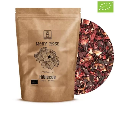 Mary Rose – Bio-Hibiskus – Sudanesische Malve (Blütenblätter) 250 g
