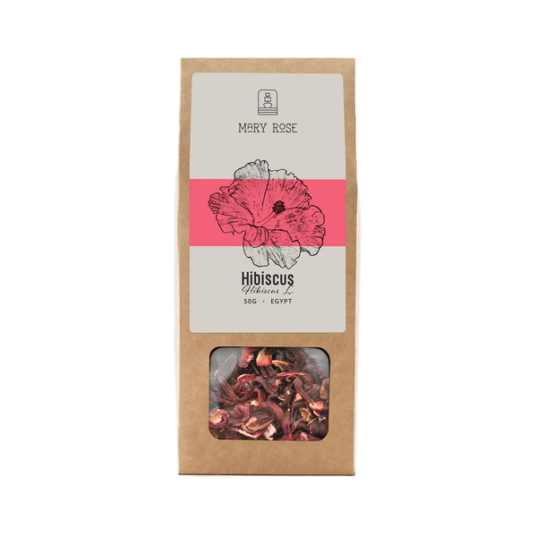 Mary Rose - Hibiskus (Blütenblätter) 50 g
