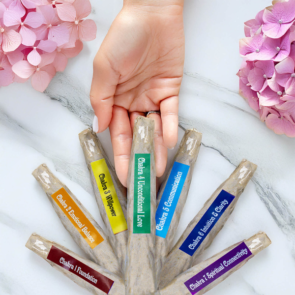 Räucherstäbchen von Yogi &amp; Yogini Naturals – Die sieben Chakren